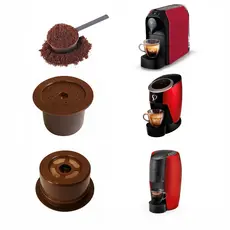 3 Cápsula Três Corações Reutilizáveis Para Passione Lov e Touch Com Colher