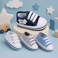 Tênis infantil Sapatinho Para Bebês RN-Recem-Nascido Confortável e Leve