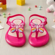 Sandalia Soft Infantil Leve Confórtavel Macia Menina Borboletas