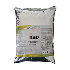 Adubo K60 Potássio 2Kg  Fertilizante Mineral Maior Enchimento de Frutos