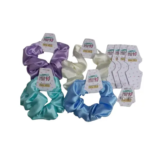 100 tag xuxinha rabico de cabelo Mimo para cliente Cliente