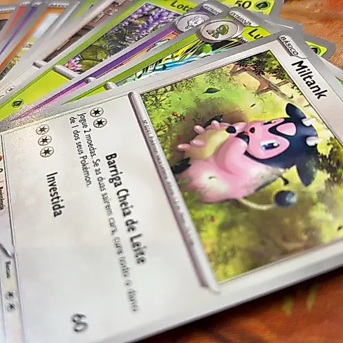 Kit 30 Cartas Pokémon Originais Copag em Português Comuns e Incomuns
