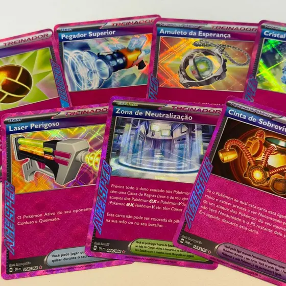 50 cartas Pokémon sem repetir + 1 carta ACE SPEC surpresa