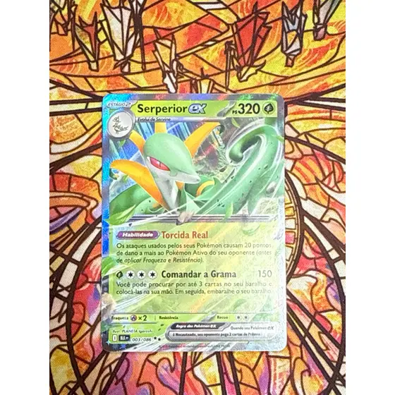 Carta Pokémon Serperior ex Original em português