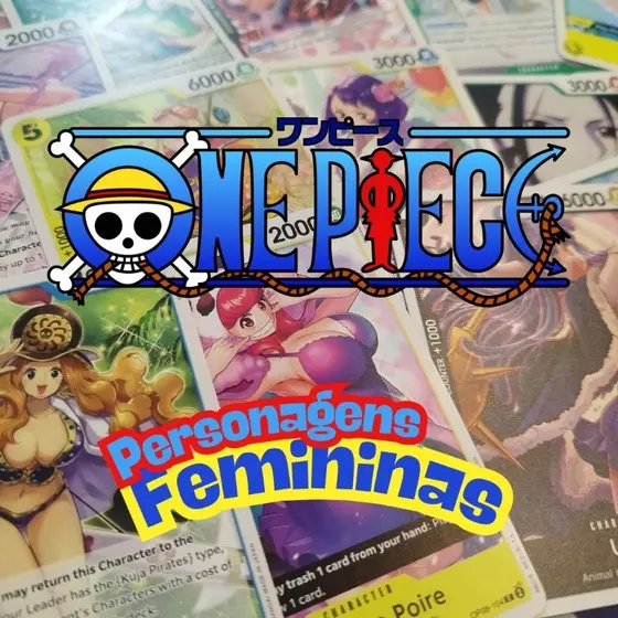 Lote Piratas Mais Icônicas Cartas One Piece Feminino - Personagens Mulheres
