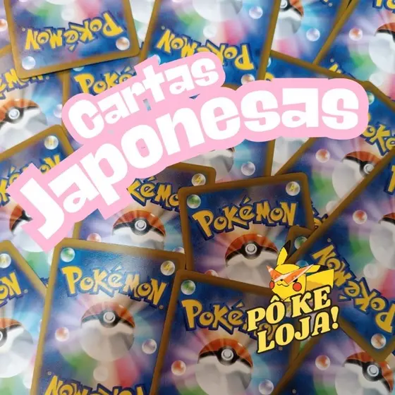 Cartas Pokémon Japonesas - Escarlate e Violeta Japonesas Escolha 20 ou 40 cartas