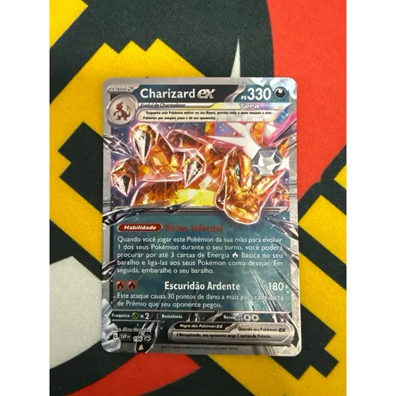 Carta Pokémon Charizard ex Tera Promo 196
