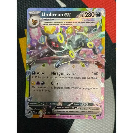 Carta Pokémon Umbreon ex Tera Original 060/131