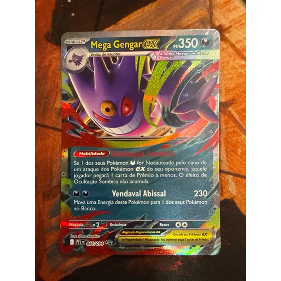 Carta Pokémon Mega Gengar EX – Ultra Rara