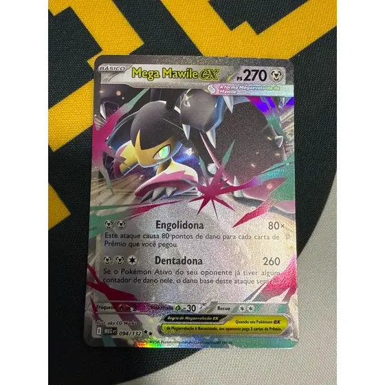 Carta Pokémon Mega Mawile EX 094/132 – Coleção Megaevolução 2025 – Português Rara NM