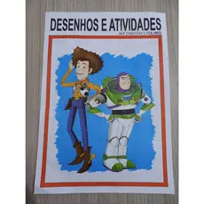 Desenhos e Atividades para Meninos 5 Folhas Soltas Frente e Verso (10 Páginas) Pintar Colorir Aprender Brincar