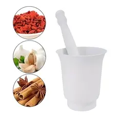 Pilão Com Socador Multiuso Amassador de Alho Tempero Caipirinha