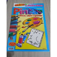 Livro de Atividades 8 Folhas Frente e Verso (16 Páginas) + Quebra Cabeça - Encontrar Erros Ligar Pontos Colorir