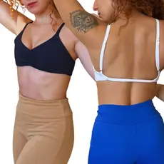 2 Tops academia feminino Regulagem Alça