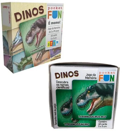 Jogo Da Memória Conhecimentos Dos Nomes Científicos Dino Interativo Pedagógicos Cooper Fun