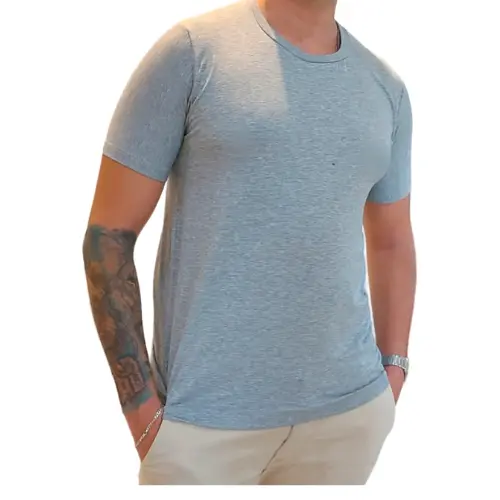 Camiseta Básica Unissex Tecnológica Modal Liocel Print Rip Anti Odor Masculina Femenina