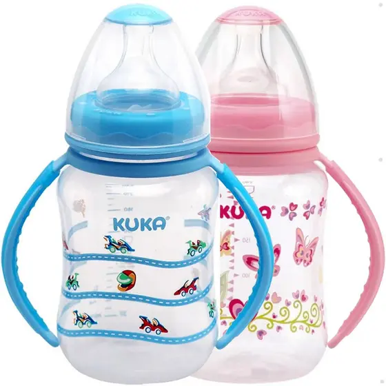 Mamadeira Kuka Big Bico Redondo 240ml Menino Menina Promoção