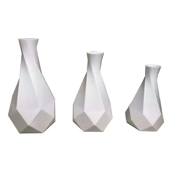 Vasos De Plantas Artificiais Decorativo Trio Salas Decoração