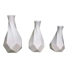 Vasos De Plantas Artificiais Decorativo Trio Salas Decoração