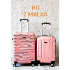 kit 2 Malas viagem (Bordo) + (Despacho) ABS tamanhos nas variações