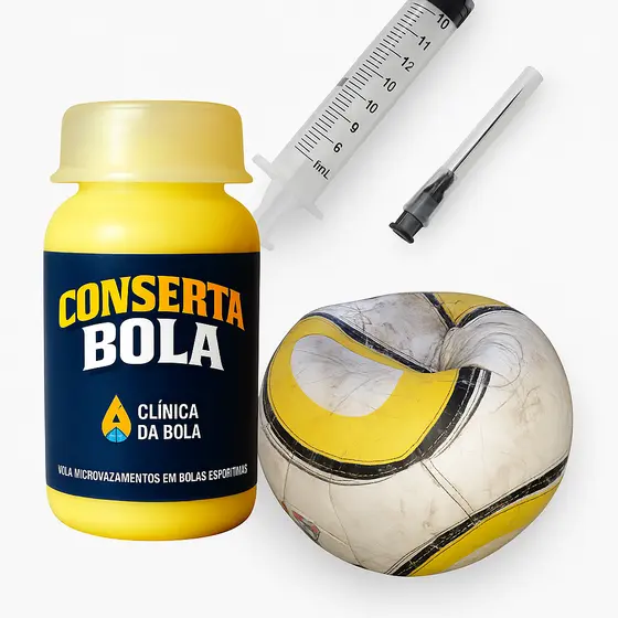 Conserta Bola Esportiva com Pequeno Furo Reparo