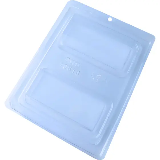 Kit 110 Unidades de Forma Simples p/ Gelo Saborizado c/ 2 Cavidades  de 200ml - BWB Embalagens