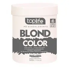 PÓ DESCOLORANTE WHITE BLOND COLOR DUST FREE TOPLIFE 500G