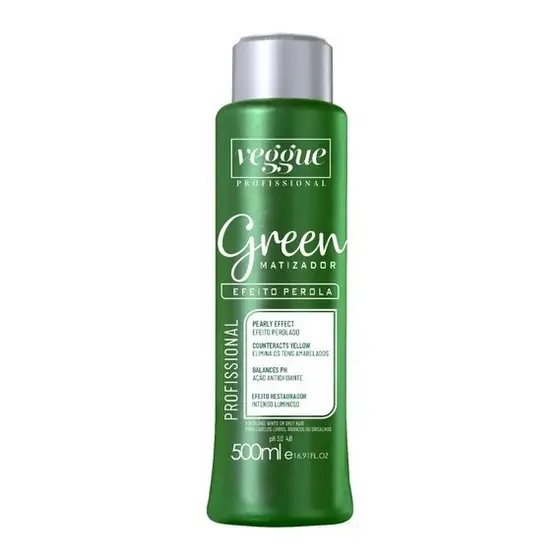 Mascara Matizadora Green Efeito Perolado 500mL Veggue Profissional