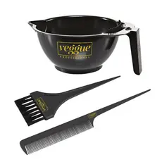 Kit tintura cabelo (Tigela , pente , pincel).