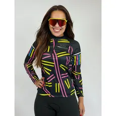 Camisa Ciclismo Mountain bike Feminina Pro Tour Granulado 2.0 dry fit protecao uv + 50