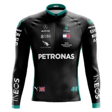 Camiseta Ciclismo Masculina Dryfit Proteção UV Bike MTB Speed Pro Tour F1 Preta