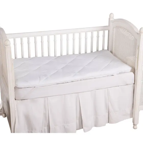 Protetor de berço pillow top macio e confortável antialérgico micropercal 400 fios com elásticos