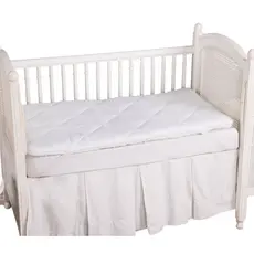 Protetor de berço pillow top macio e confortável antialérgico micropercal 400 fios com elásticos