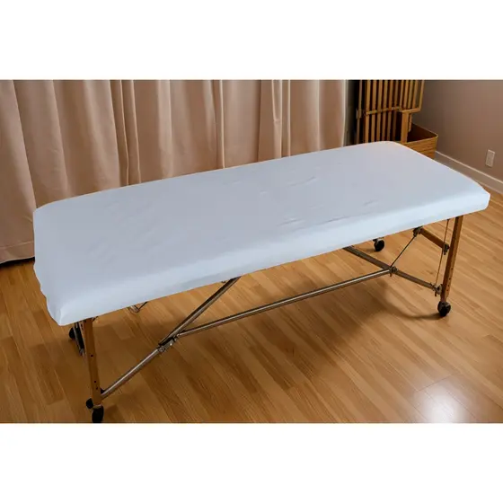 kit com 2 Lençol em tecido de maca com elástico para clínica estética 1,80m x 70cm