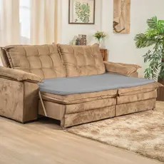 Espuma Pillow Top Futton para Sofá Retrátil 2 Lugares 2,00m D18 400 Fios 5cm Altura
