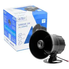 Sirene de Alarme Multifuncional Escola Empresas 120dB 12V