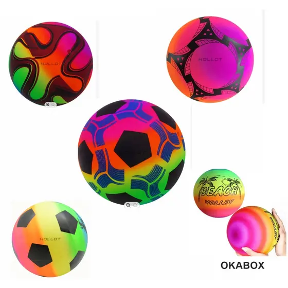 Bola De Vinil Colorida ( Kit Com 10 Bolas)