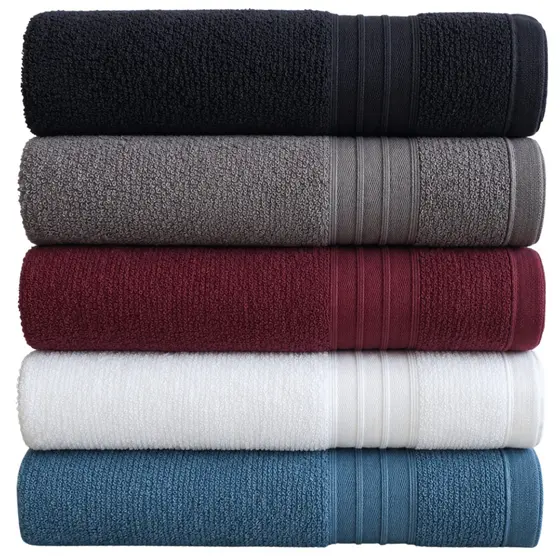 Kit 5 Toalhas de Banho Premium Banhão 100% Algodão 130 x 70 cm - 360 g/m²
