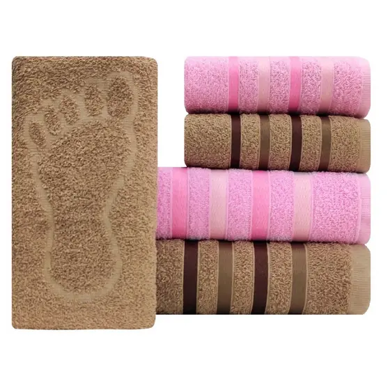 Kit Jogo Toalhas Banho Rosto 5 Pcs 100% Algodão Luxo Classica Conjunto Toalha Banheiro 300gm/²