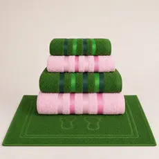 Kit Jogo Toalhas Banho Rosto 5 Pcs 100% Algodão Luxo Classica Conjunto Toalha Banheiro 300gm/²