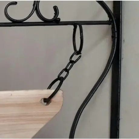 Suporte modura para placa de madeira (SEM PLACA DE MADEIRA)