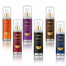 Kit 6 Body Splash Árabe Luxo – Alta Fixação 200ml Face Beautiful
