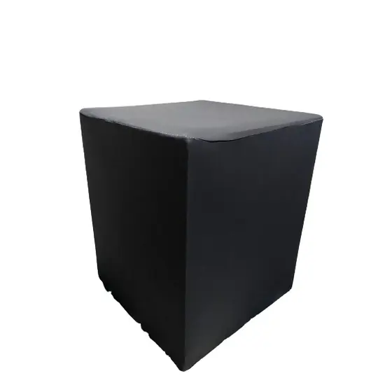 Kit C/ 3 Capas Para Puff Quadrada Em Malha Gel - Com Elástico 35cmx35cm