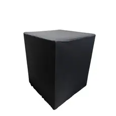 Kit C/ 3 Capas Para Puff Quadrada Em Malha Gel - Com Elástico 35cmx35cm