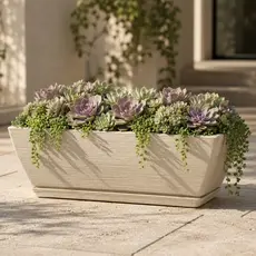Vaso Polietileno Para Plantas Jardineira Luxo Decoração Casa Apartamento