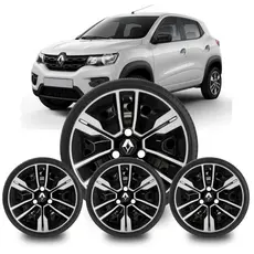 Jogo Calota Roda Aro 14 Kwid Outsider 2018 2019 2020 2022 2023