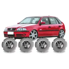4pçs Calota Tampa Miolo Centro Roda Gol Rallye Parati Saveiro
