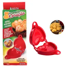 Forma Para Pastel de Plástico 10cm Coração