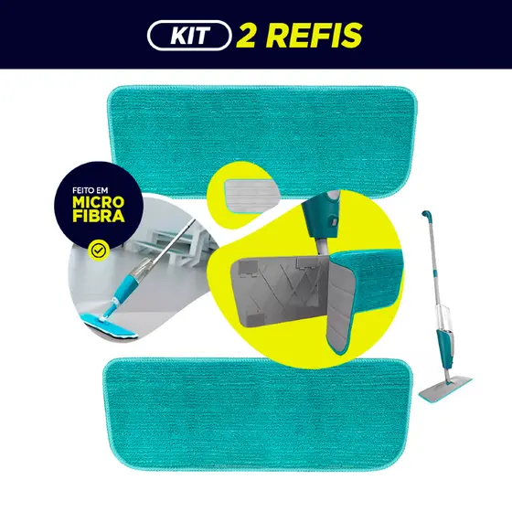 Kit Refil Mop Spray (2, 4 ou 6 unidades) – Economia e Reposição