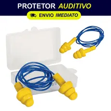 Protetor Auricular Plug Silencioso Conforto Alta Proteção